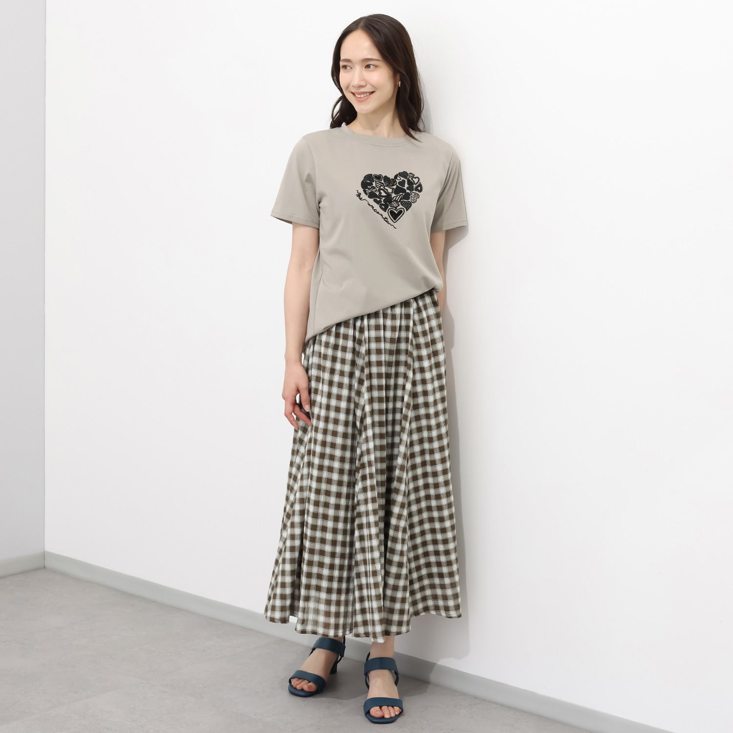 スタイル・ラヴィー 接触冷感ハートＩＮハート ロゴ刺しゅうアクセント 立体シルエット プルオーバー
