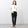 フィル・クロレ 日本製 リヨセルコットン サガラ刺しゅう 香水瓶柄Ｔシャツ