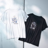 フィル・クロレ 日本製 リヨセルコットン サガラ刺しゅう 香水瓶柄Ｔシャツ