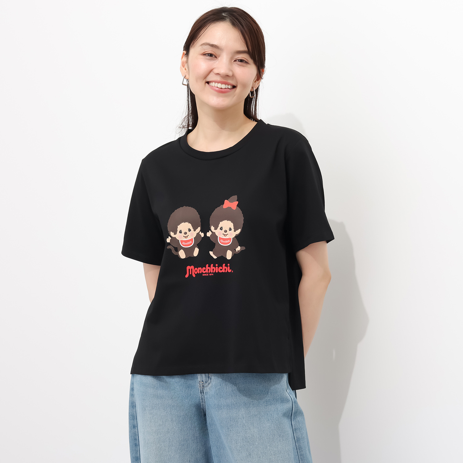 モンチッチ グラフィックプリント プルオーバー