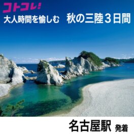 大人時間を愉しむ 美食と絶景でめぐる 秋の三陸３日間 ＜名古屋駅発着＞