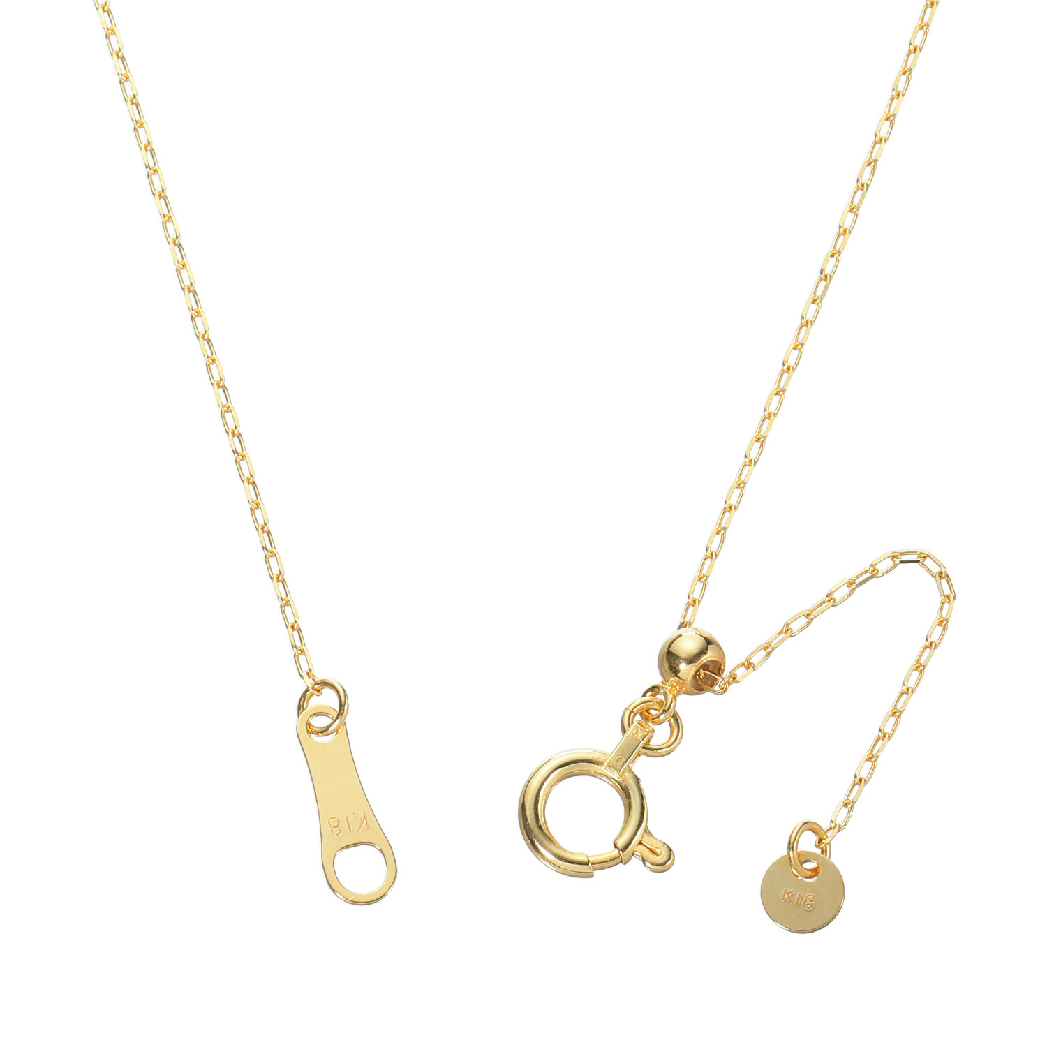 カレイドスコピオ １８Ｋ マルチカラージェム サークルネックレス