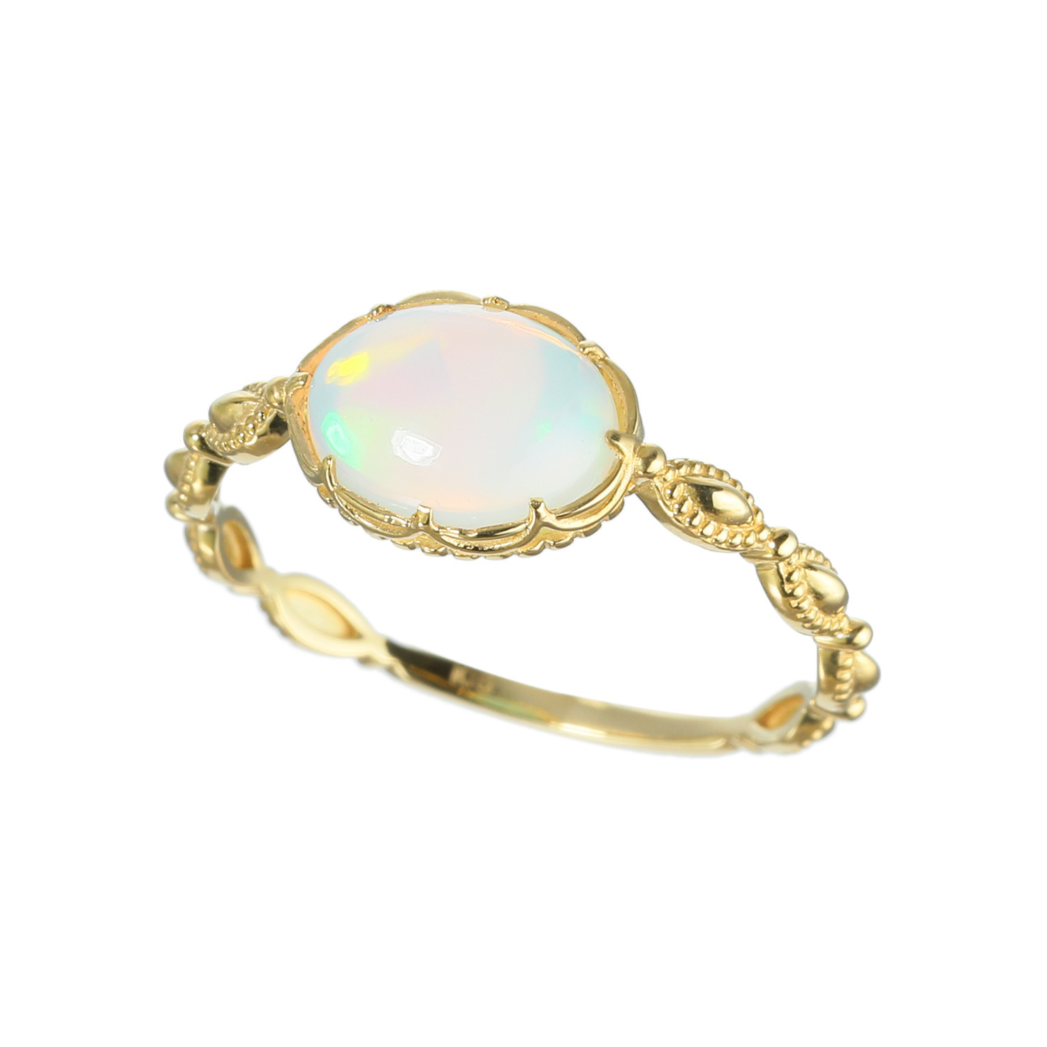 カレイドスコピオ 宝石界の万華鏡 １８Ｋ オパールリング