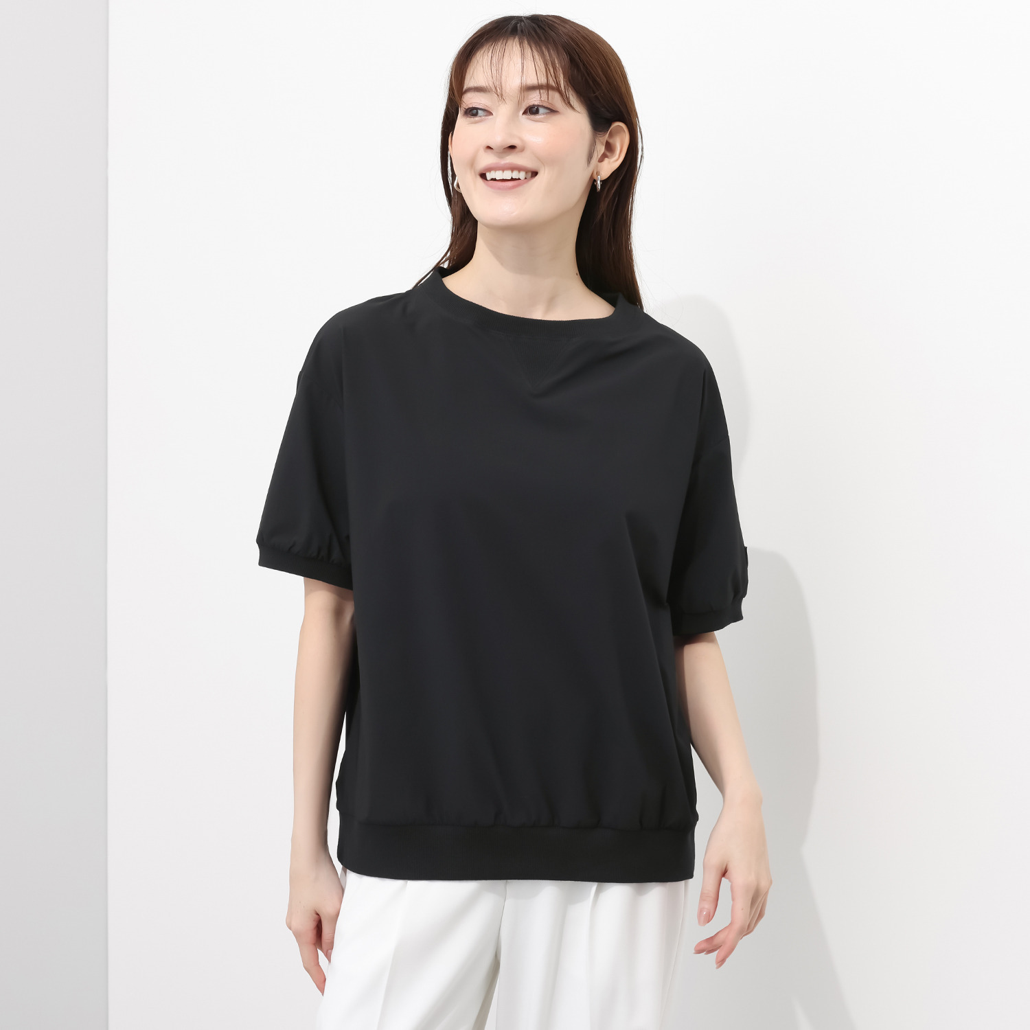 シーン サラサラストレッチ Ｔブラウス