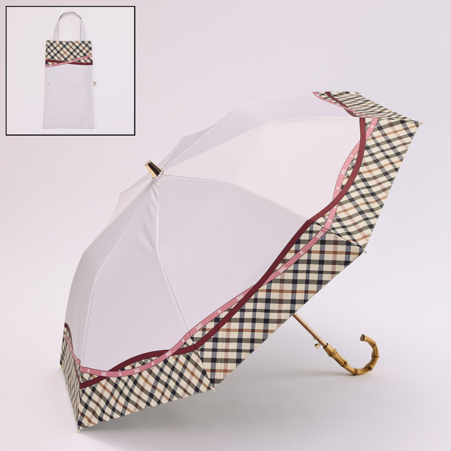 ＤＡＫＳ 一級遮光 晴雨兼用 楽折スタイルジャンプ傘