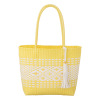 女の欲望 濡れてもお手入れ簡単！ 軽くて丈夫で使い勝手抜群 デイリー使用に最適 ソフトグロスメッシュ ツートンメルカドバッグ
