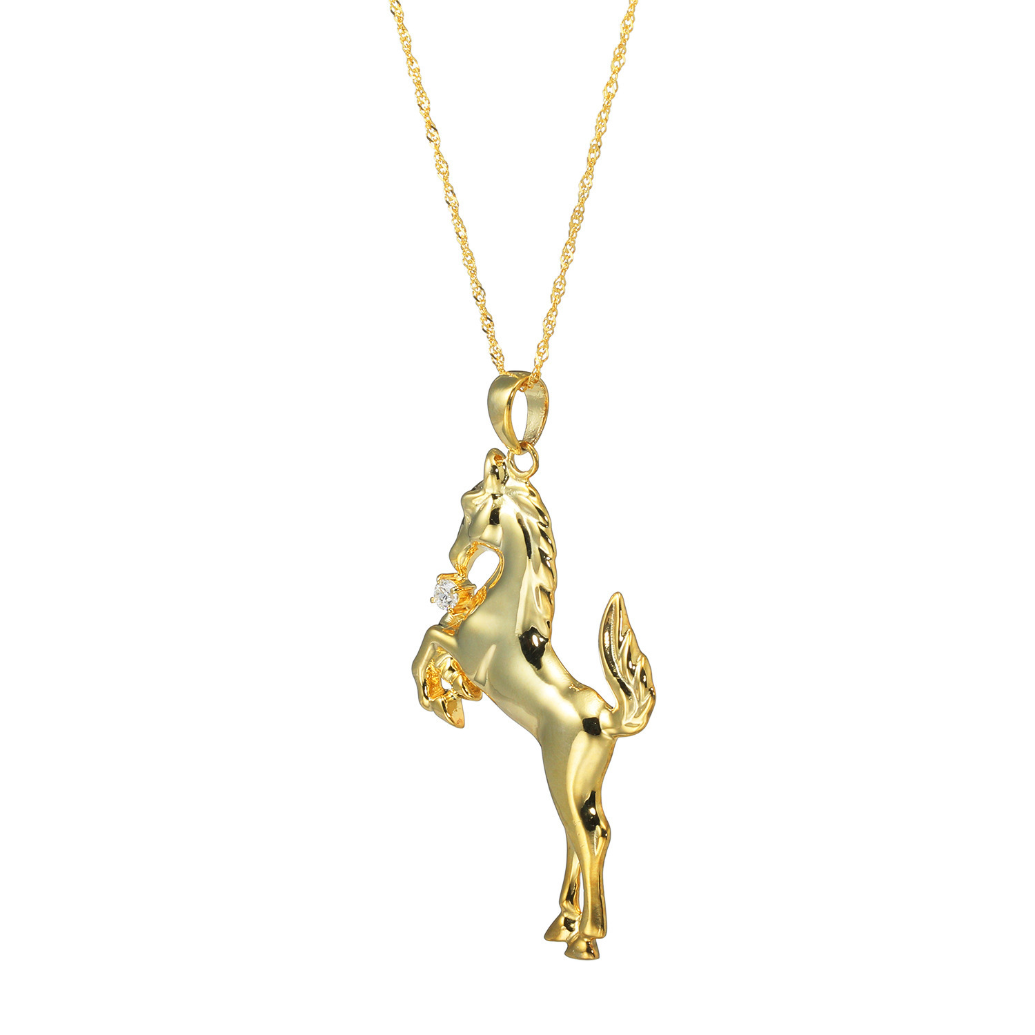 ＣＡＶＡＬＬＯ シルバー ＣＺ 馬九行久モティーフ ペンダント