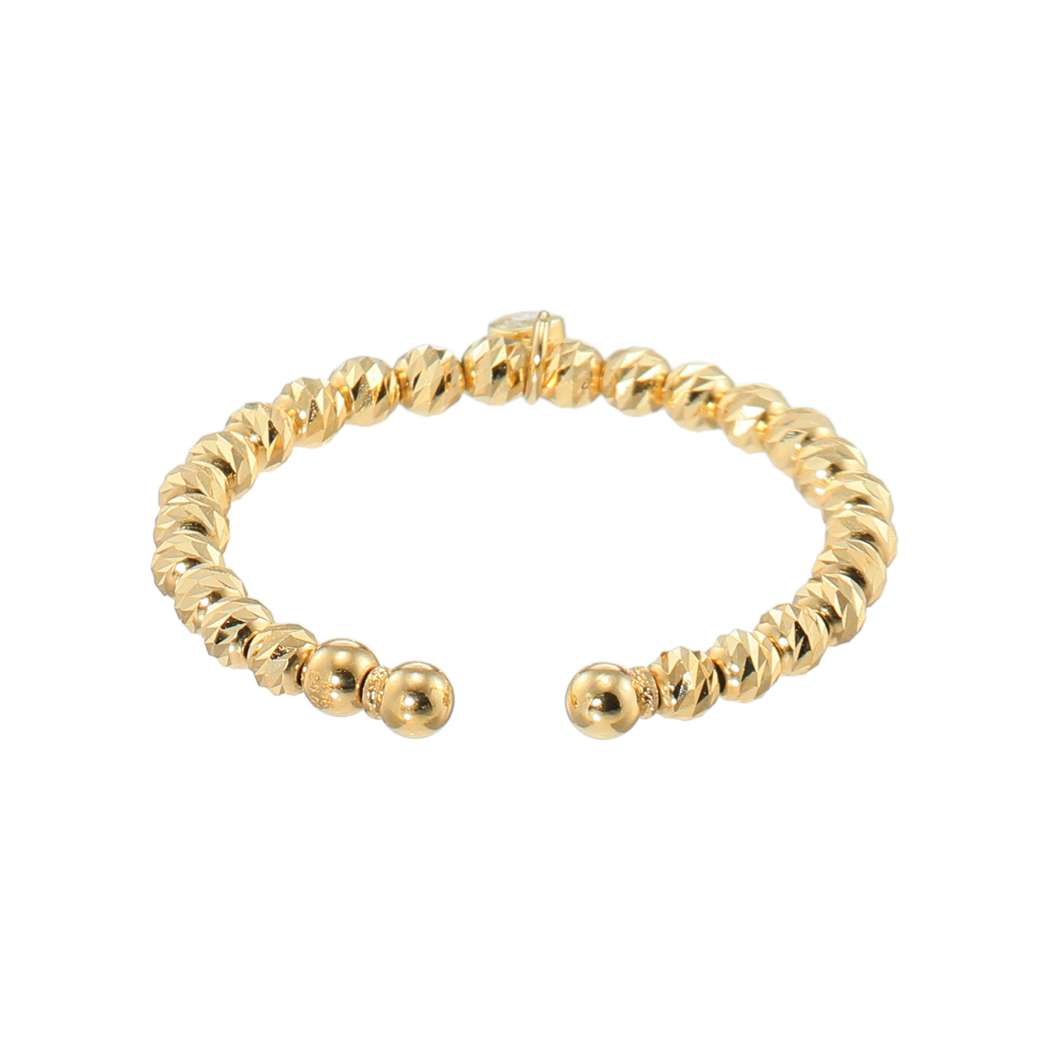 エクラプリュス １８Ｋ ダイヤモンド付 ドッティリング