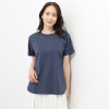 ルナリア 接触冷感　シルケット加工 ひやさらコットン ドルマン半袖Ｔシャツ