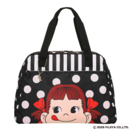 ペコちゃん ポケッタブル トラベルトートバッグ キャンディーチャーム付