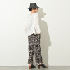 ＢＯＵＮＣＹ　ＢＯＮＤ 吸水速乾で超快適！ きれいめエアリーサッカー プリントパンツ