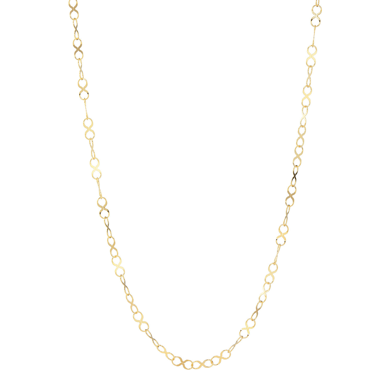 パワーゴールド １８Ｋ インフィニティ ネックレス