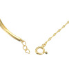 オーサムジュエリー １８Ｋ ウェーブバー＆チェーン ブレスレット