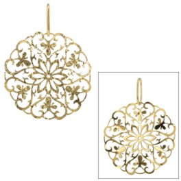 オーサムジュエリー １８Ｋ 透かし柄 リ...