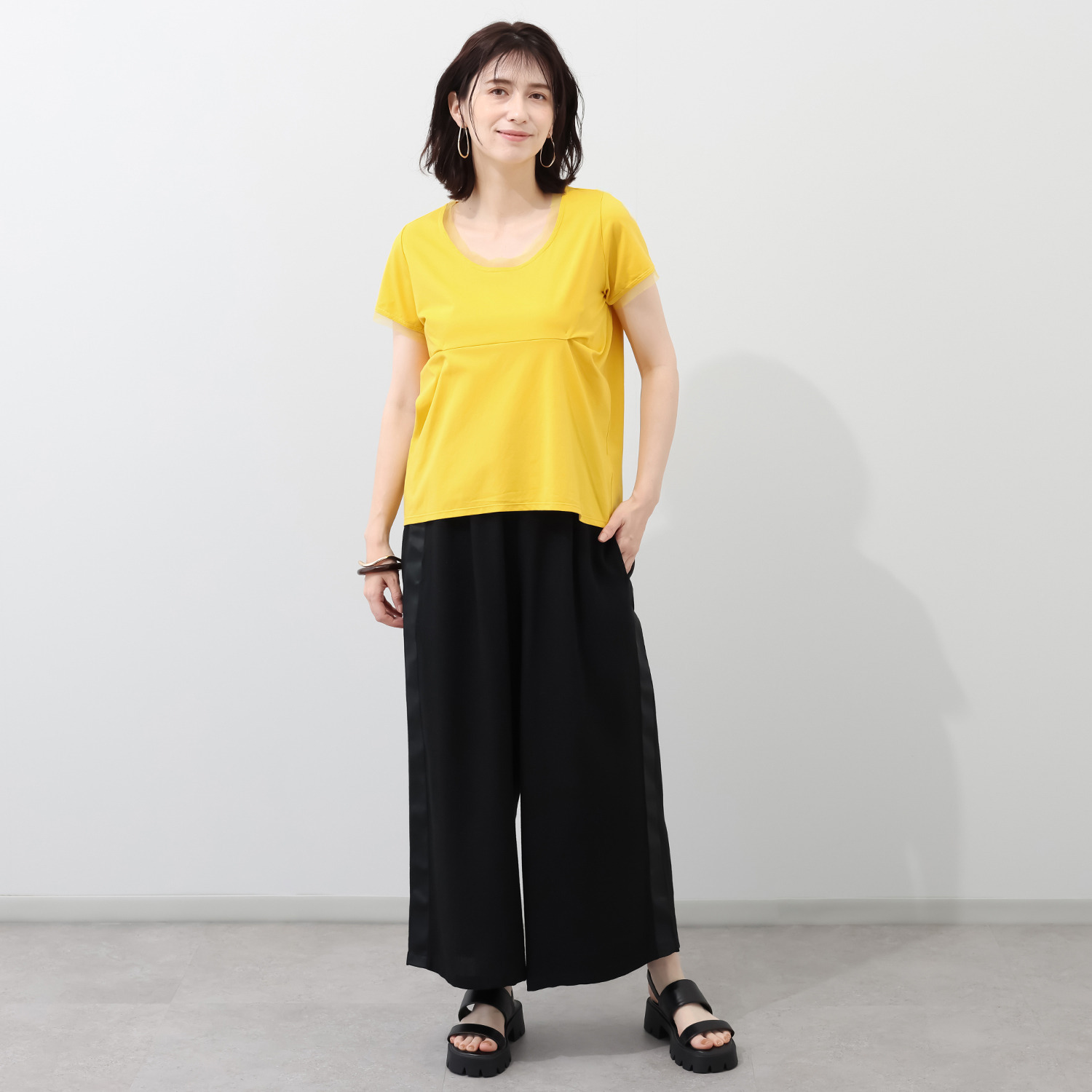 ＯＪＯＵ バレリーナ気分の フェミニンＴシャツ