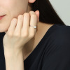 サープライズ プラチナ９５０ 高知県産白サンゴ＆ ダイヤモンドリング