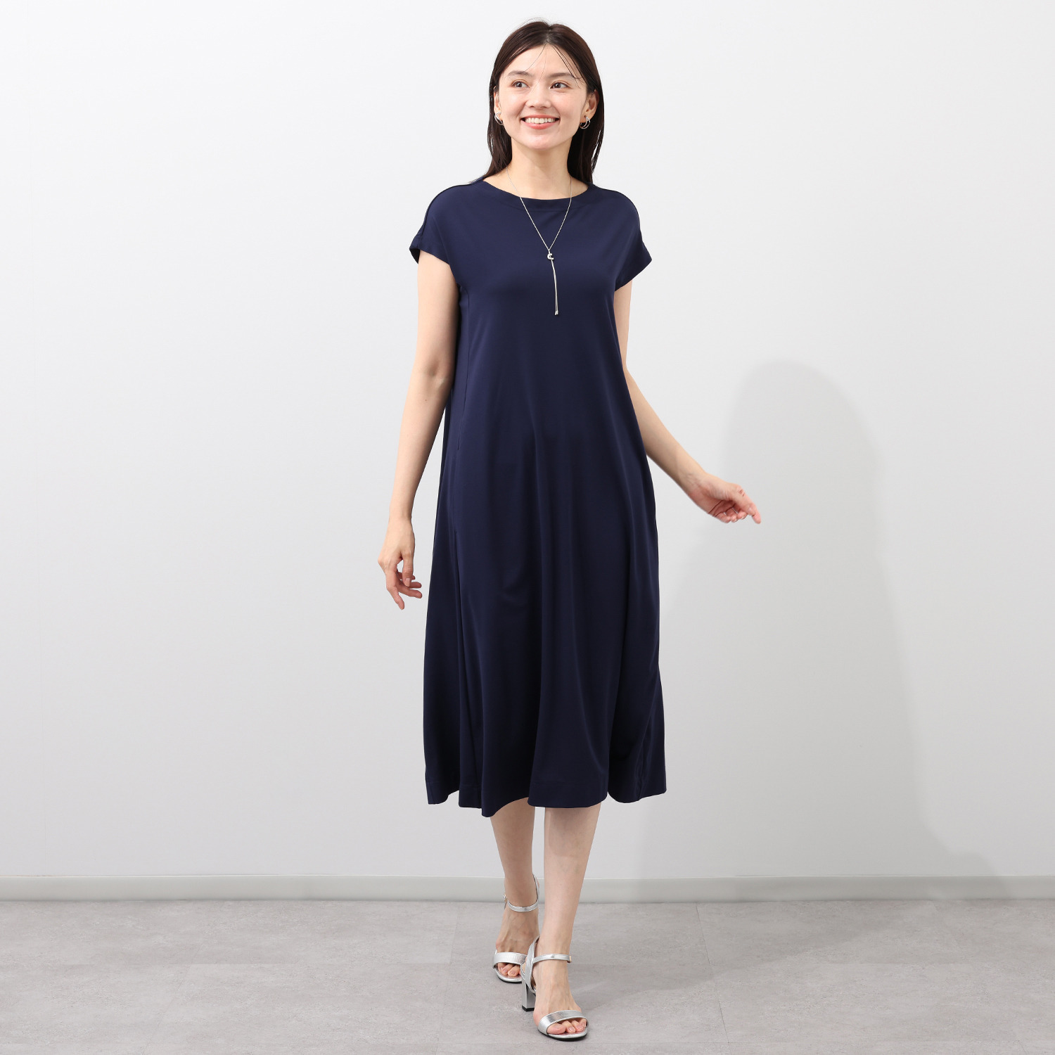 モカサン　ジュンコシマダ 涼やか素材 ワンピース＆ カーディガン＆ プルオーバー 夏の装い３点セット