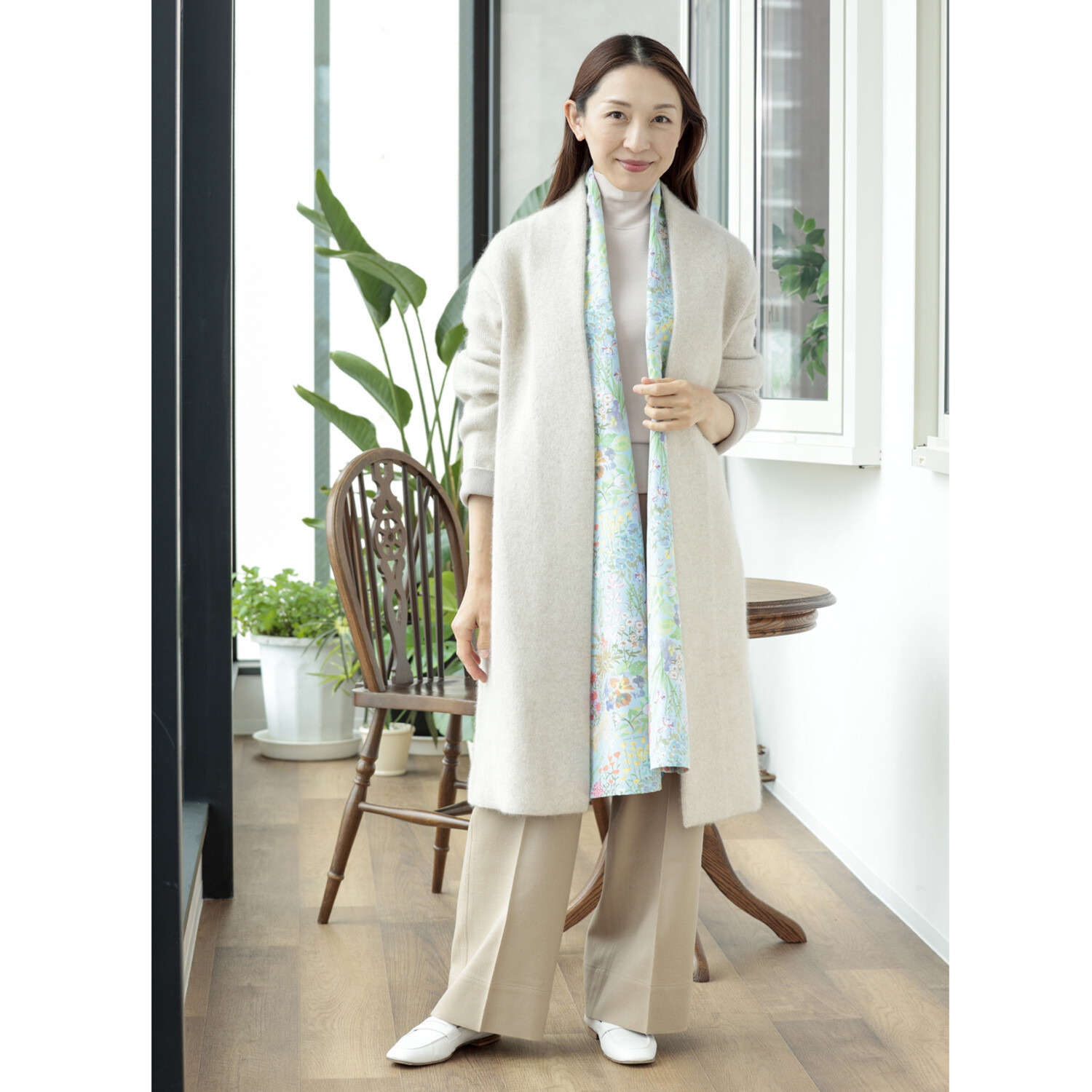 纏う。機能美。 ストールのようなエプロン “エプーフ” Ｄｅｓｉｇｎ　ｂｙ ＹＵＫＡ　ＦＡＢＲＩＣ