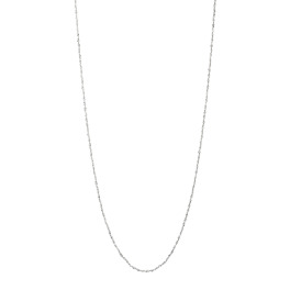 リンジェ 最高品位の純プラチナ クリスクロスチェーン ネックレス ＜最長６５ｃｍ＞