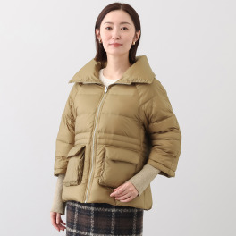 スタイルフライ はっ水 ニットスリーブ ダウンジャケット