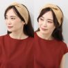 アッピア 洗えるブレード＆リブ風 リバーシブルヘアバンド