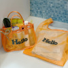 グッシオイタリー Ｈｅｌｌｏロゴ刺しゅう メッシュバッグインバッグ ＜マルシェバッグ付＞