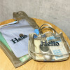 グッシオイタリー Ｈｅｌｌｏロゴ刺しゅう メッシュバッグインバッグ ＜マルシェバッグ付＞