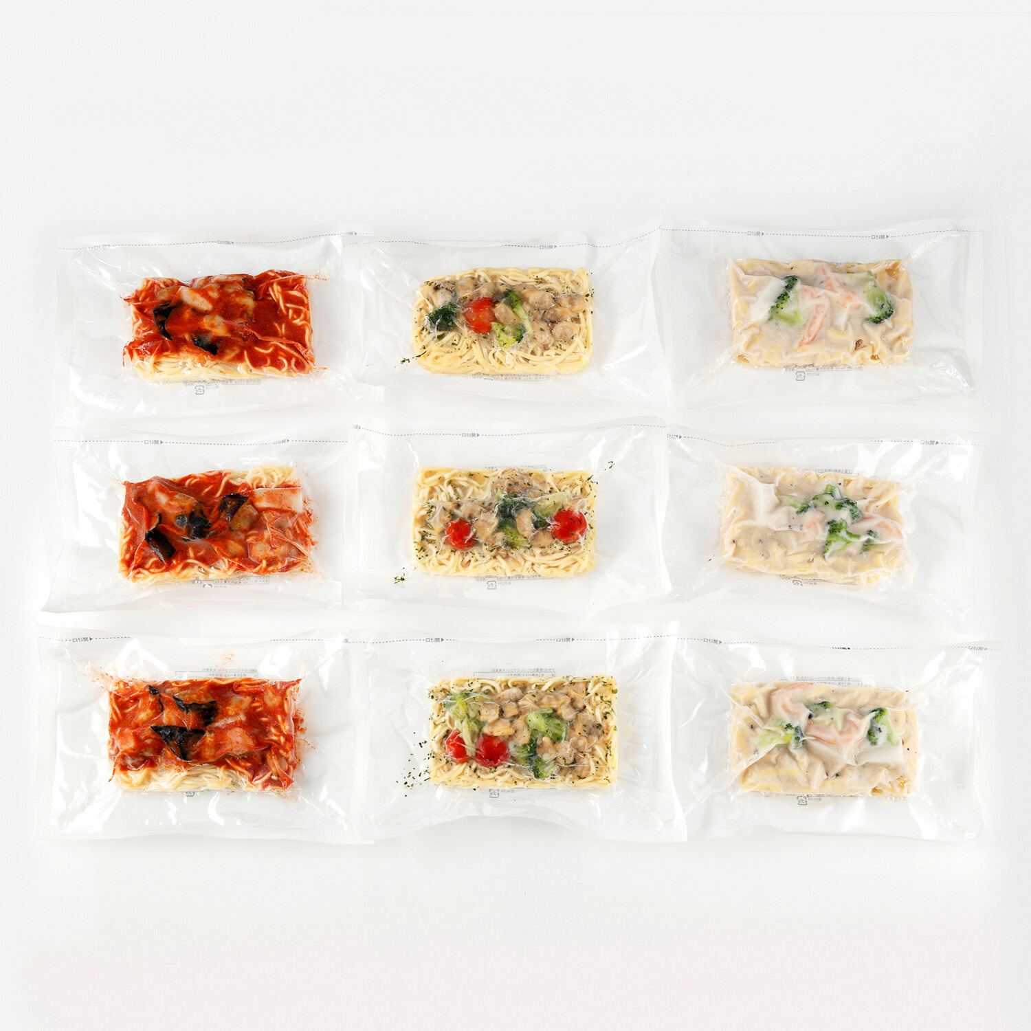 レンジで簡単！ 本格海鮮生パスタ ３種セット