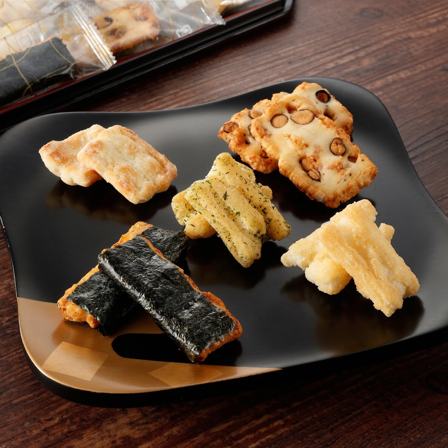 両国　東あられ本鋪 日本おかき紀行 こだわりおかき食べ比べ ５種（焼き＆揚げ）