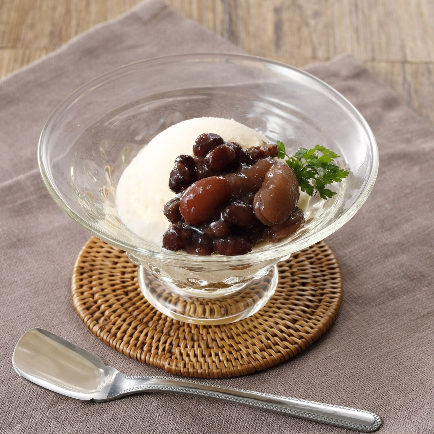 豆のプロが作った ３種の豆のぜんざい