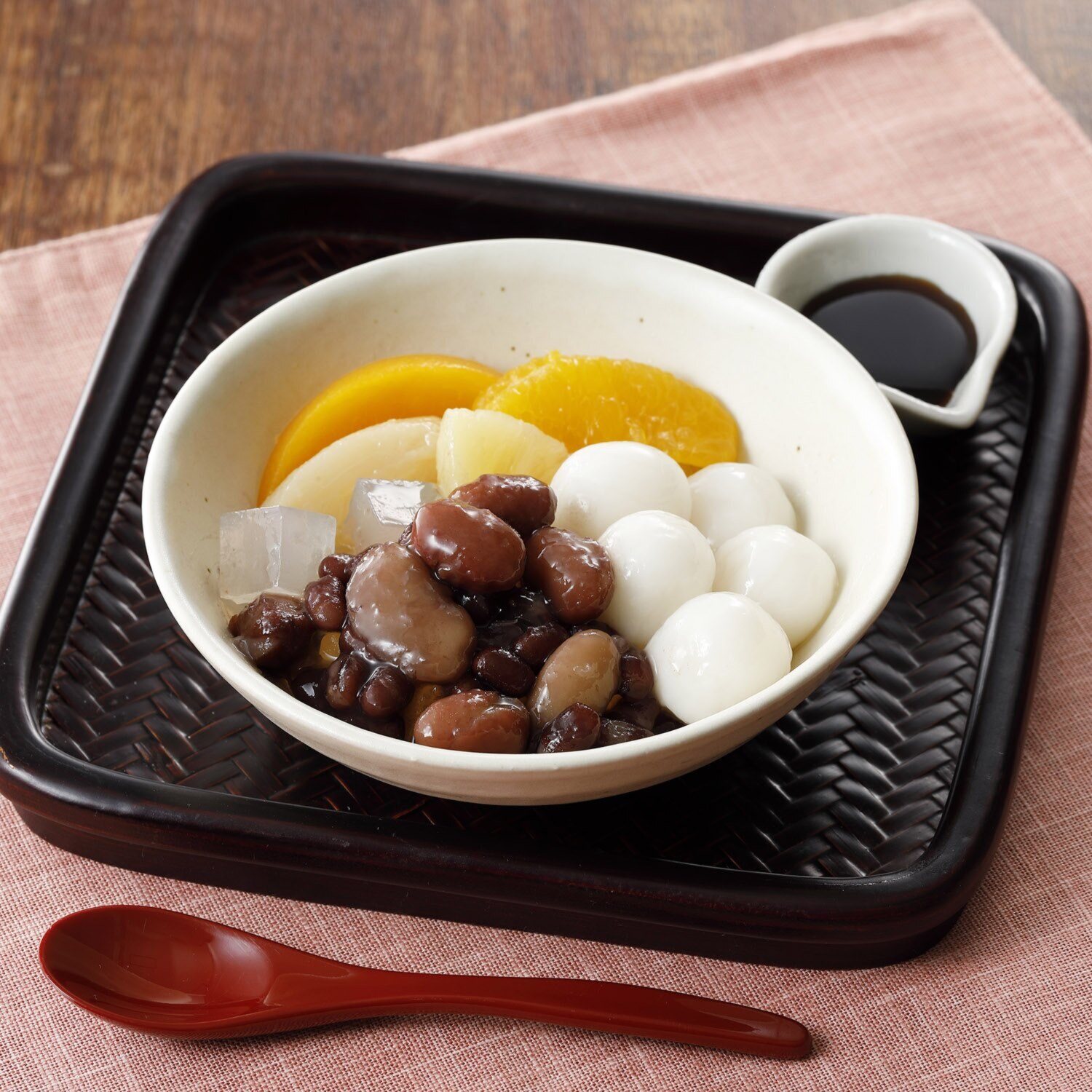 豆のプロが作った ３種の豆のぜんざい