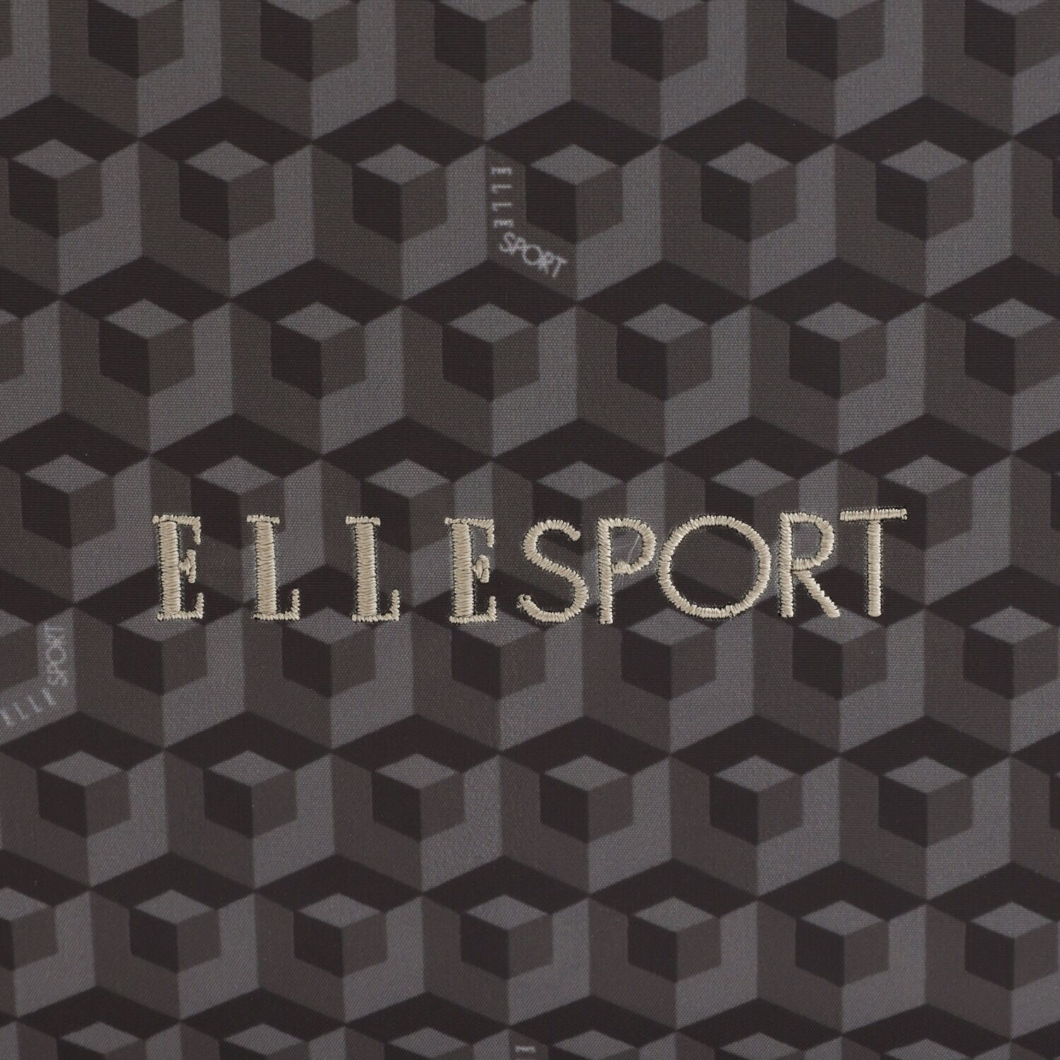 ＥＬＬＥ　ＳＰＯＲＴ はっ水 取り外してリュックになる キューブ柄 キャリーカート