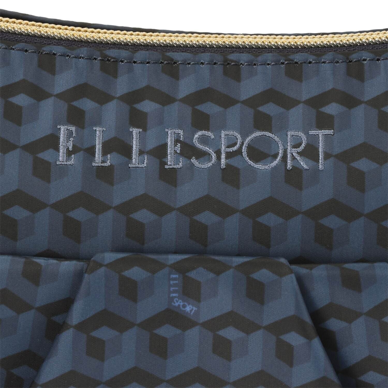 ＥＬＬＥ　ＳＰＯＲＴ はっ水 キューブ柄 エアリータック ショルダーバッグ