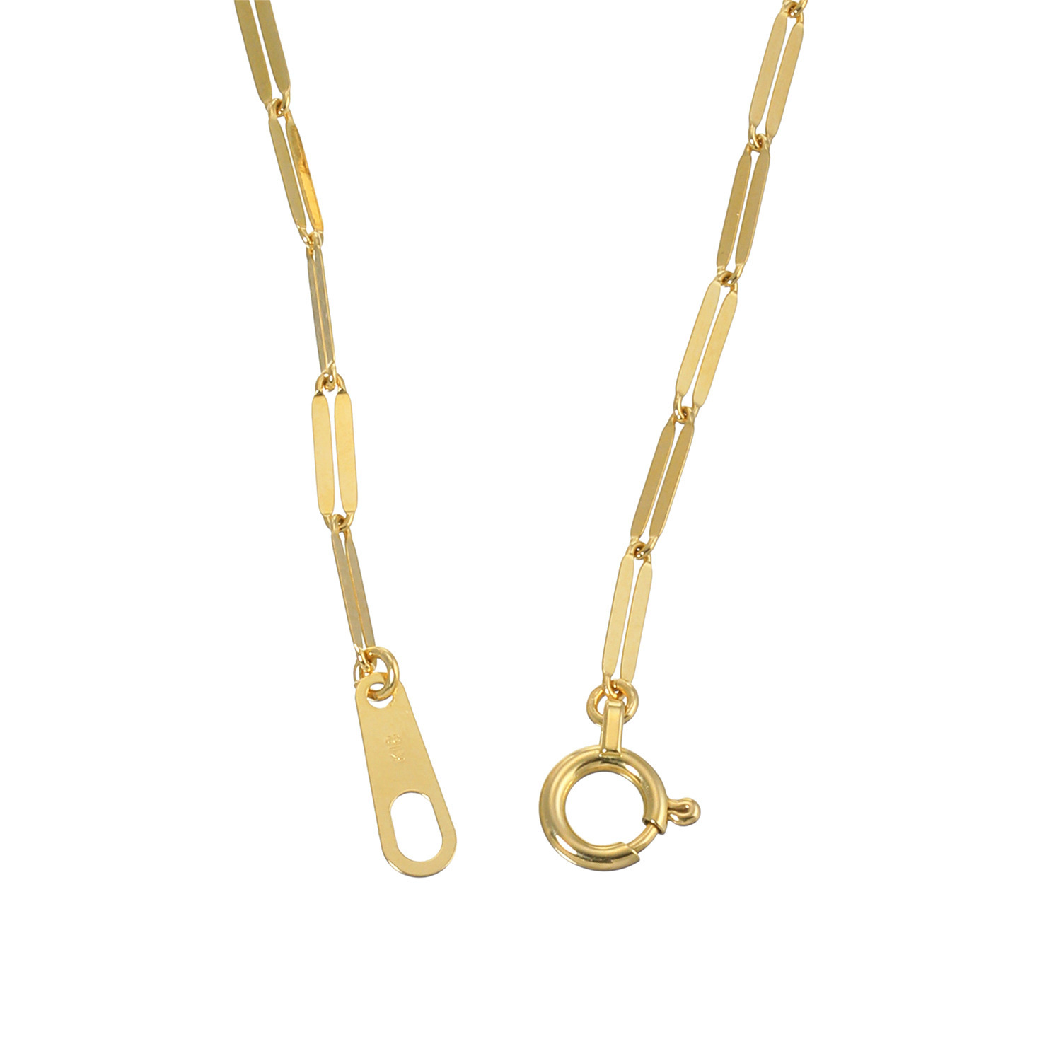 シマ・キャプシーヌ １８Ｋ バーリンクチェーン ブレスレット