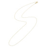 シマ・キャプシーヌ １８Ｋ ツイストペタルチェーン ロングネックレス
