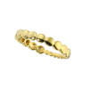 シマ・キャプシーヌ １８Ｋ ボリューム ドットリング