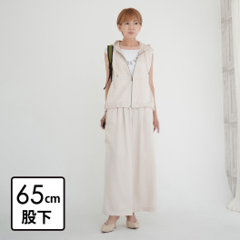 エムズ　スタイル 落ち感抜群 ウエストリブアクセント ソフトカーゴワイドパンツ ＜股下６５ｃｍ＞