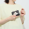 タマオワールド 猫フェイスシリーズ 持ち運ぶアートのような 立体手刺しゅう コンパクト財布