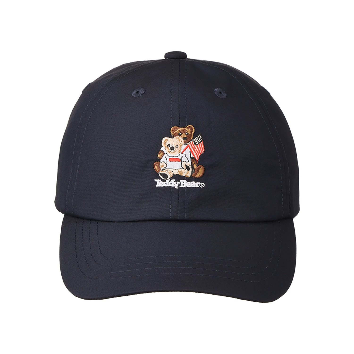 テディベア 刺しゅう入り キャップ