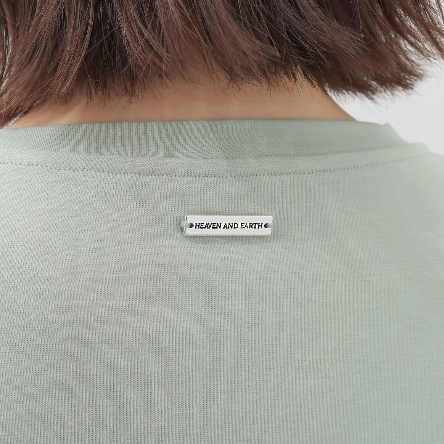 ヘブンアンドアース 接触冷感・ＵＶカット 異素材使い ポケット付Ｔシャツ