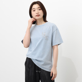 ヘブンアンドアース 接触冷感・ＵＶカット グリッターロゴ Ｔシャツ