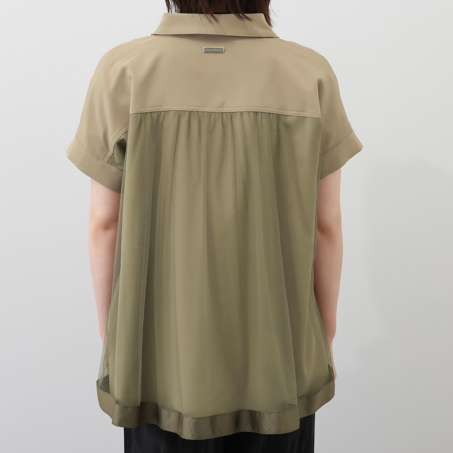 ヘブンアンドアース 接触冷感 チュールドッキングシャツ