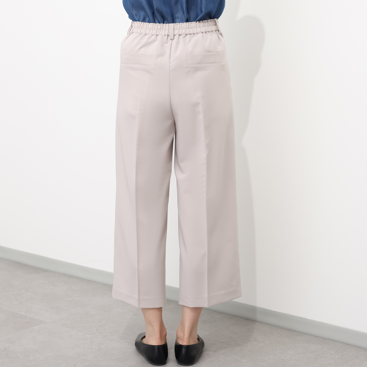 コモエリークローゼット クロップトワイドパンツ