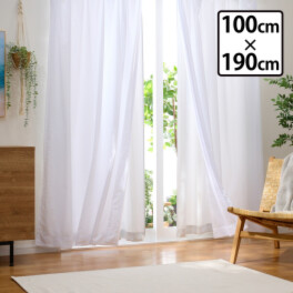 エコファイン カーテンに取り付けるだけ 遮熱・ＵＶカット・遮像 をプラス！ カーテンライナー２枚組 ＜１００×１９０ｃｍ＞