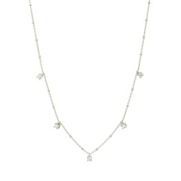 イージーシルバー シルバー ＣＺ ファイブスター ステーションネックレス