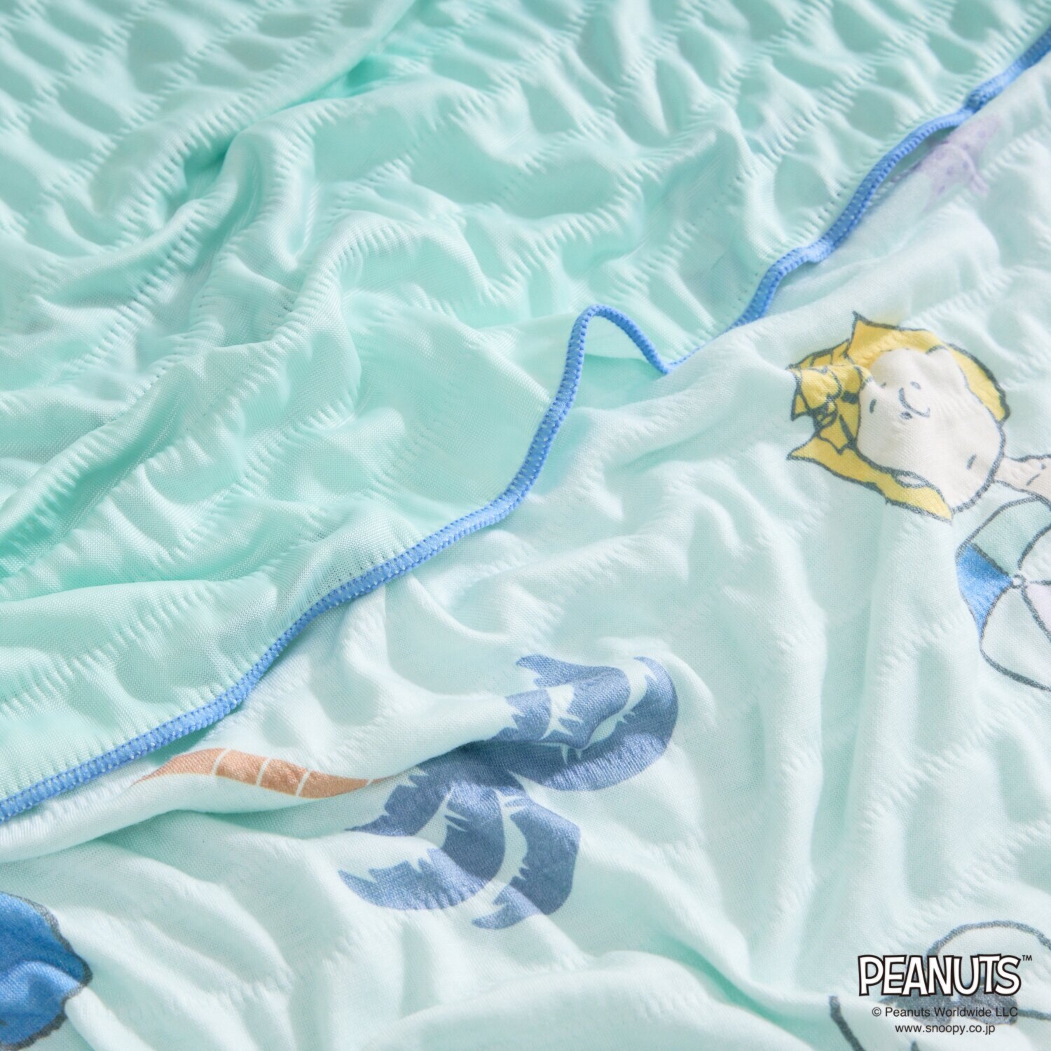 スヌーピー ＰＥＡＮＵＴＳ ＢＥＡＣＨ くしゅくしゅクールケット ＜シングル＞