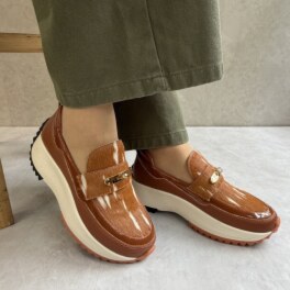 ヌーベルヴォーグ リュクスライン 厚底ロ...