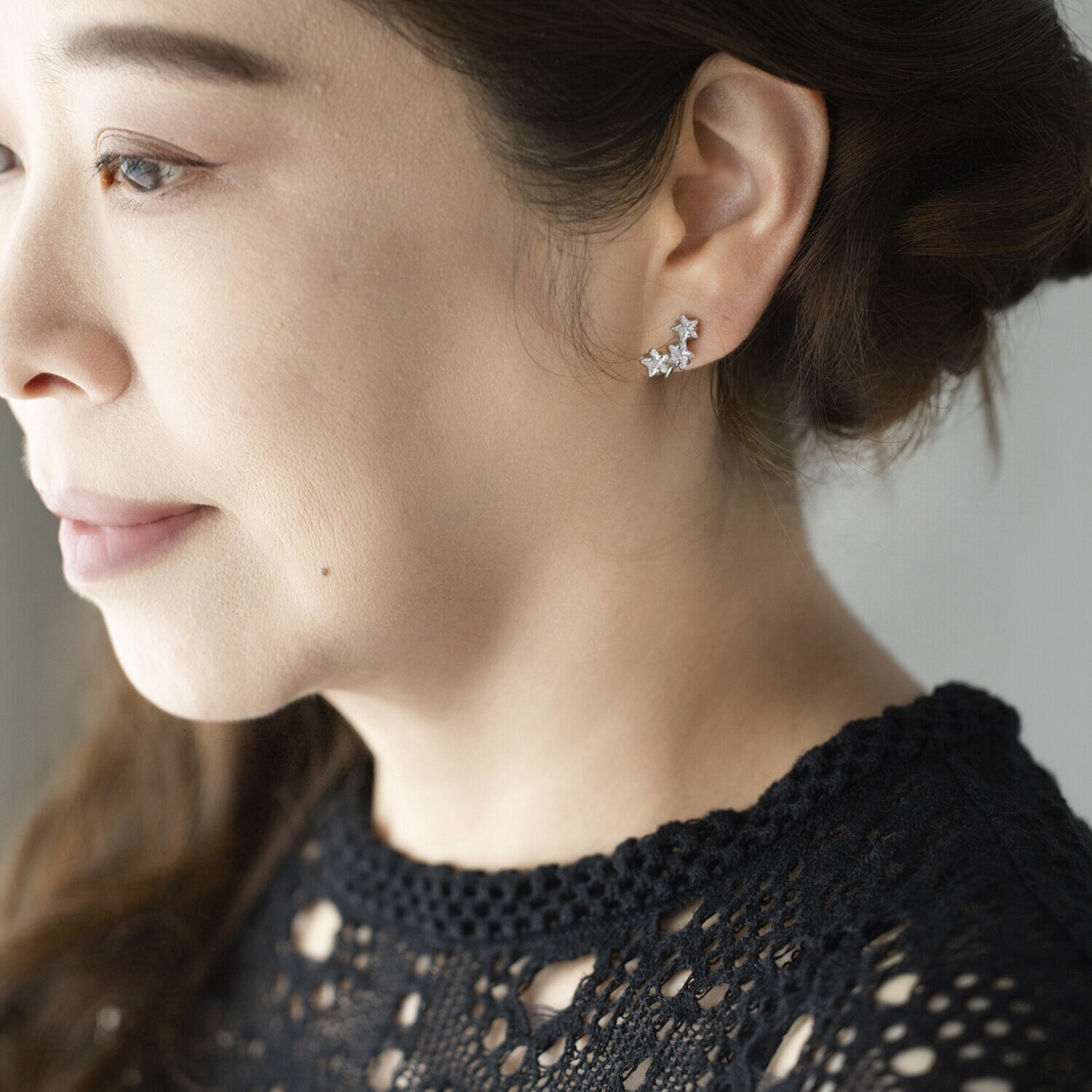 シマ・リリアーナ ＣＺ スターキュービック イヤリング／ピアス