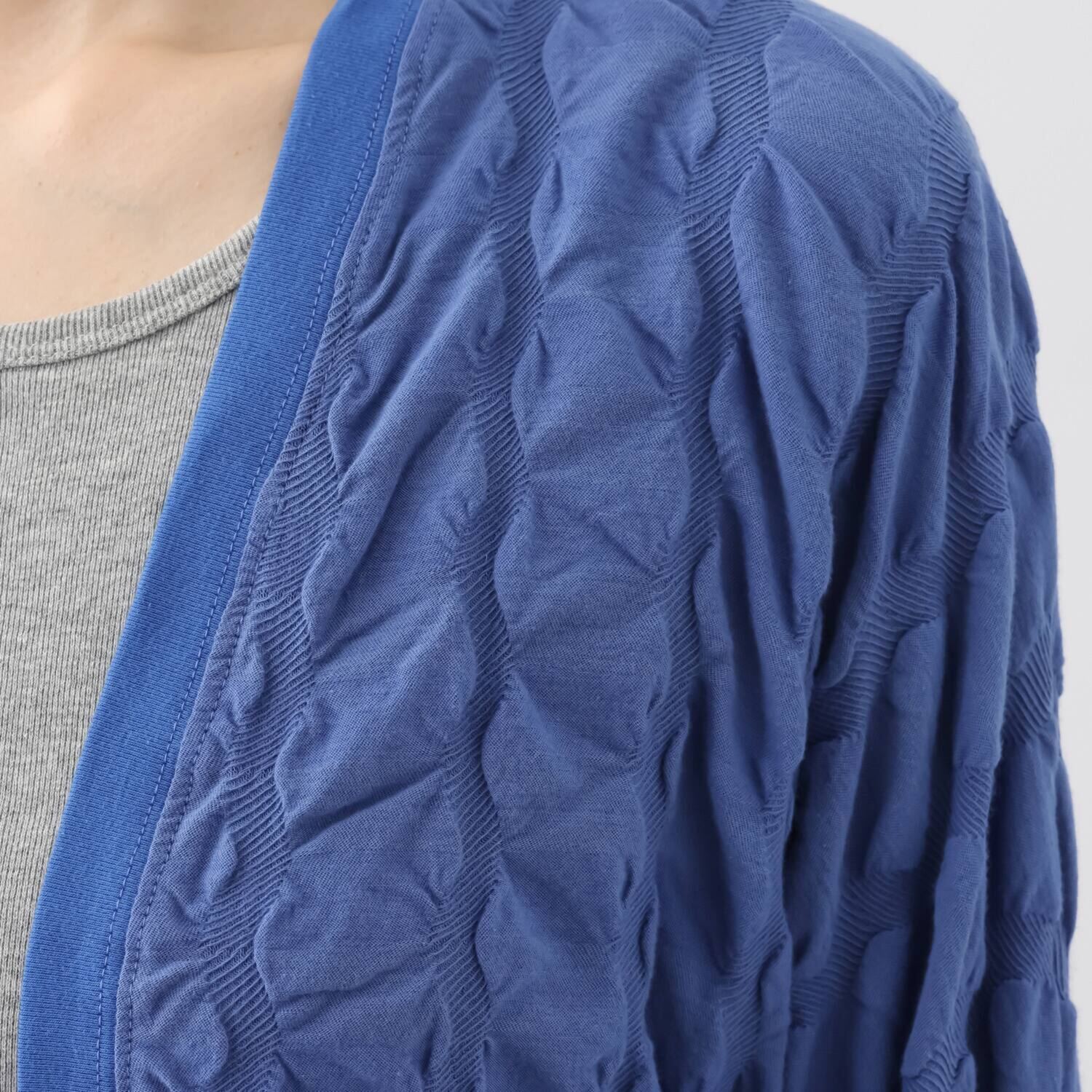 クリン　ヨシキ リップル加工 ボレロカーディガン