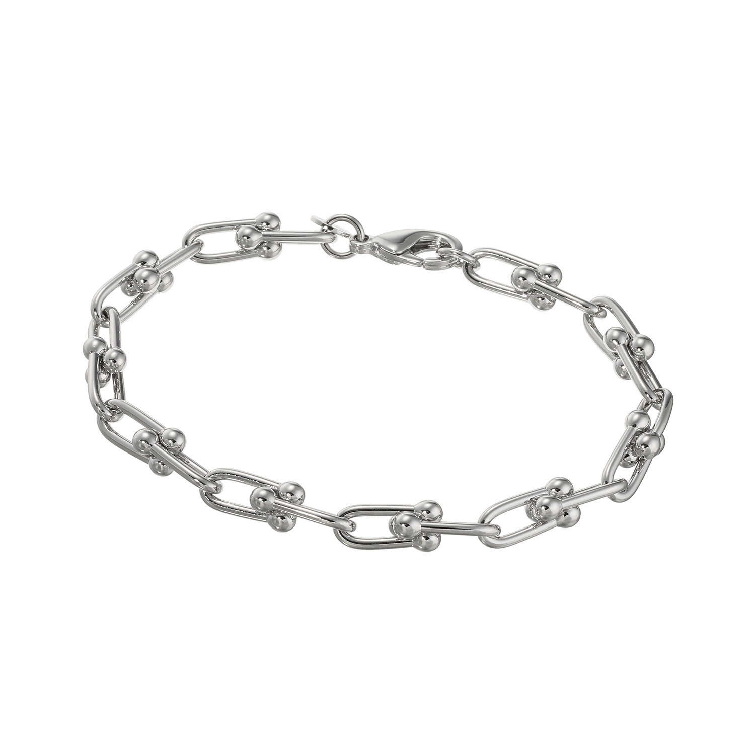 アトリエイタリー Ｕ字モティーフ デザインリンク ブレスレット